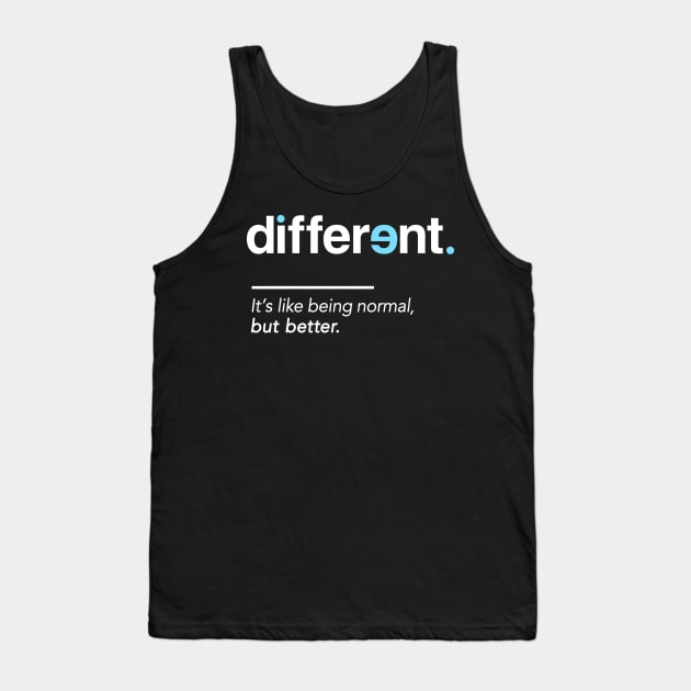 Be Different Shirt for Autism Awareness Month Tank Top by Boots